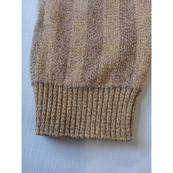 Ermenegildo Zegna Yellow Tight Knit Cotton Pullover Crewneck Sweater Men's XXL - Picture 10 of 12